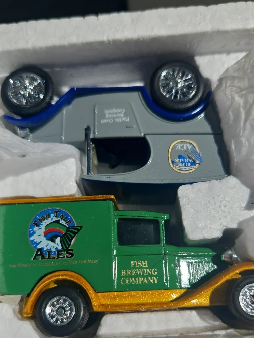 1996 Matchbox Micro Breweries Diecast Set 4 NIB Complete Vintage (BIN 010)